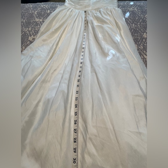 Custom Bridal Wedding Gown with Train | Ivory | Size fits like a 6 (no tag) - Picture 7 of 12